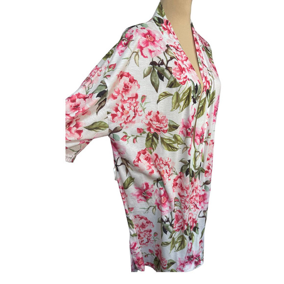 Show Me Your MuMu Brie Rose Floral Robe, OS (NO BELT) - Picture 2 of 6